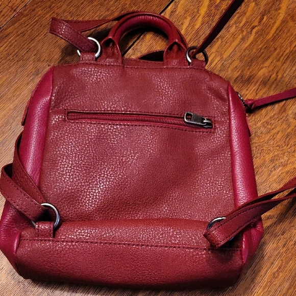 The Sak Red Leather Backpack - Picture 8 of 14